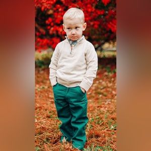 3T rugged butts pants, button up and sweater set